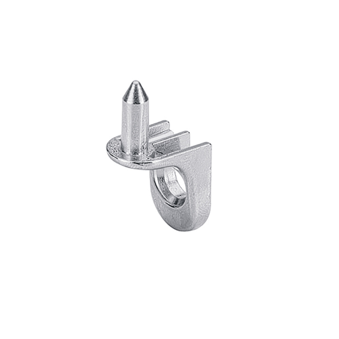 ПОЛКОДЕРЖАТЕЛЬ SEKURA 7,СО ШТИФТОМ,М6Х25,ЦИНКОВОЕ ЛИТЬЕ, НИКЕЛИРОВАННЫЙ