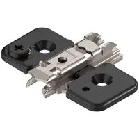 173H7100 MPL V500 ONS Планка Clip с эксцентриком крестообразная под саморез, подъем 0 мм, черный они
