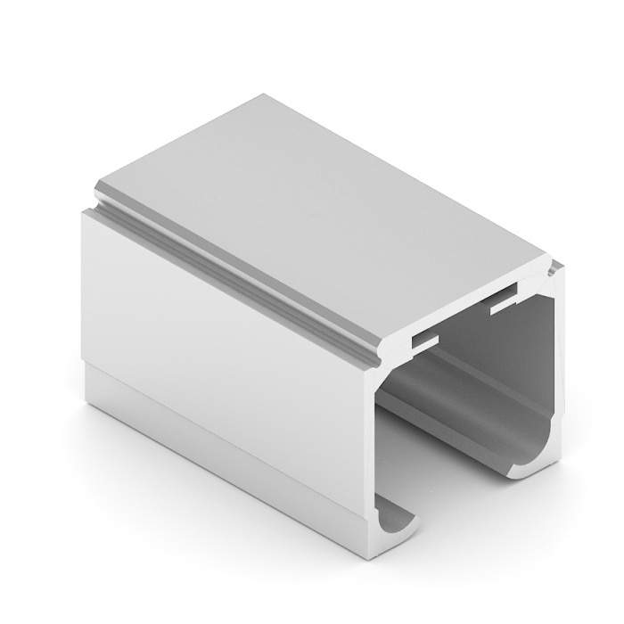 Направляющая верхняя 4В1, Серебро матовое