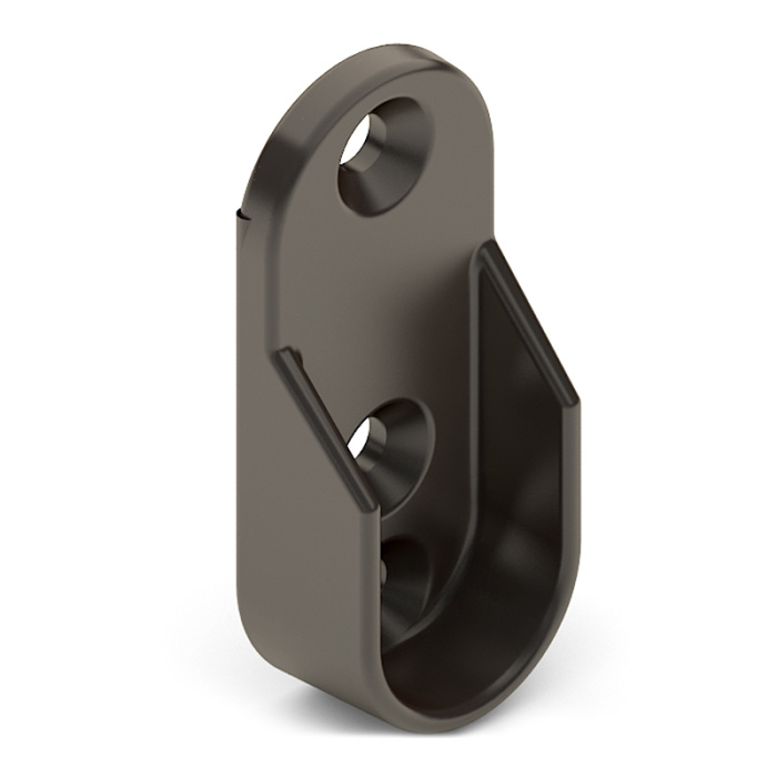 Штангодержатель для овальной штанги, Бронза матовая