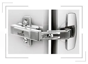 ПЕТЛЯ INTERMAT 9930 ДЛЯ УГЛОВЫХ ШКАФОВ,ЧАШКА TH52D35, НАКЛАДНАЯ,B24