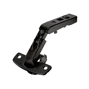 ПЕТЛЯ INTERMAT 9930 ДЛЯ УГЛОВЫХ ШКАФОВ,ЧАШКА TH52D35, НАКЛАДНАЯ,B24,ЧЕРНЫЙ ОБСИДИАН