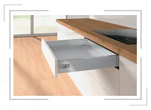 КОМПЛЕКТ ЯЩИКА INNOTECH ATIRA ПОЛН. ВЫДВ. С PUSH TO OPEN,H70 ,NL520,СЕРЫЙ